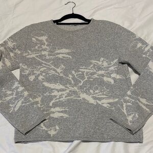 Gray and Cream Sweater